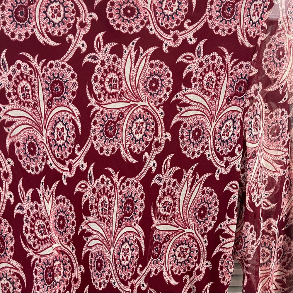 90’s Vintage I.C.E. Paisley Midi Dress - Picture 8 of 9